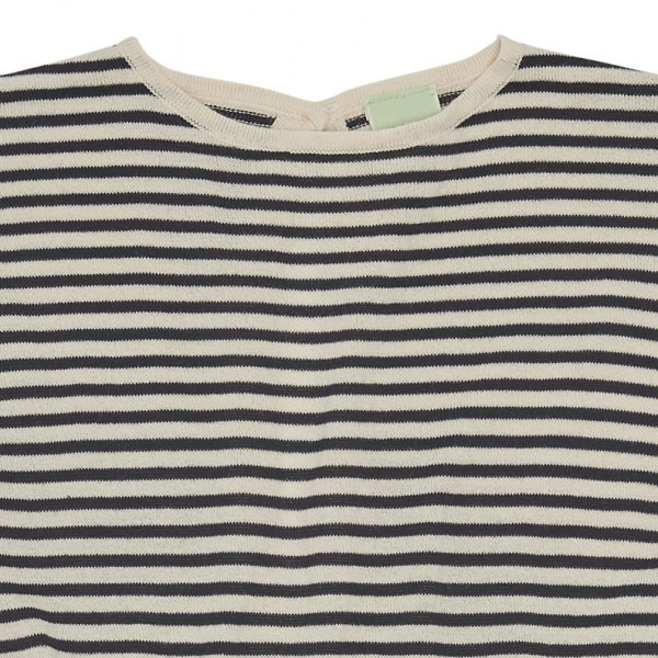 FUB Kleid Streifen - ecru navy